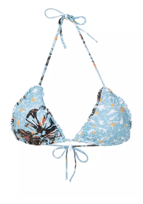 Clube Bossa Lieve floral-print bikini top - Blue