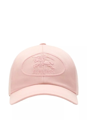 Burberry Equestrian Knight gabardine cap - Pink