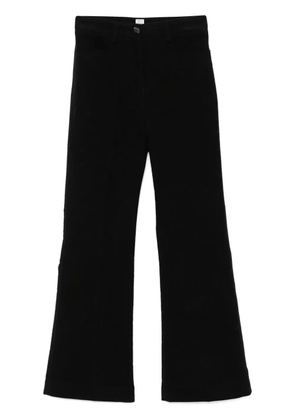TOTEME flared trousers - Black