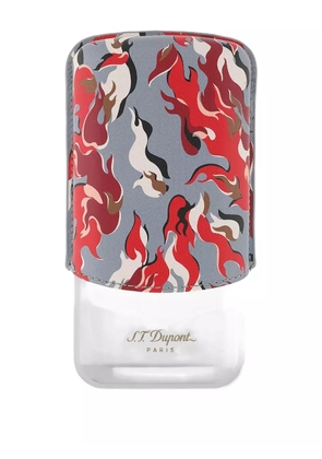 S.T. Dupont flame-patterned cigar holder - Grey