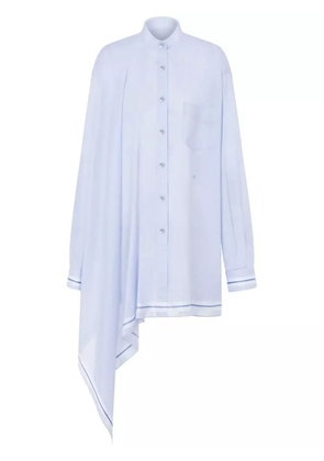 Moschino asymmetric shirt - Blue
