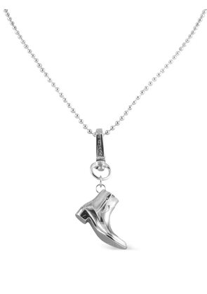Calvin Klein Vintage statement-pendant necklace - Silver
