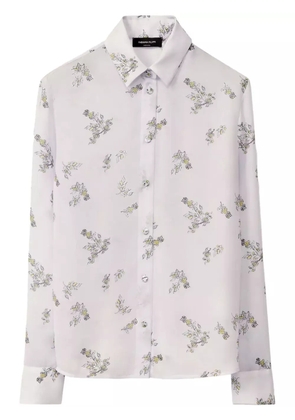 Fabiana Filippi floral-print shirt - White