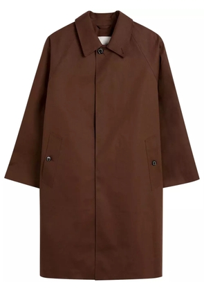 Mackintosh Lauder single-breasted coat - Brown