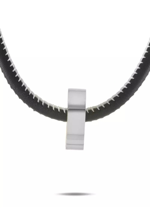 Calvin Klein Vintage logo-engraved necklace - Silver