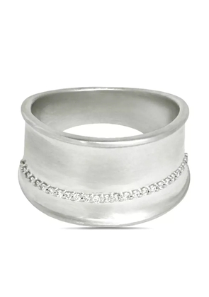 Lark & Berry 14kt white gold Dune diamond ring - Silver