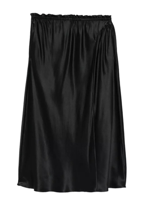 Simone Rocha ruffled silk skirt - Black