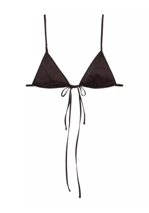 Prada poplin bra - Brown