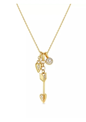 Dinny Hall 9K yellow gold My World diamond necklace