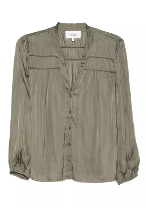 Ba&Sh Cess pleated button-up blouse - Green
