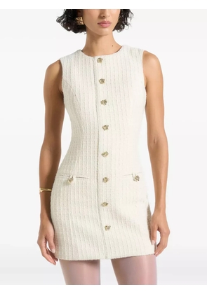 Manière De Voir Nadine tweed mini dress - Neutrals