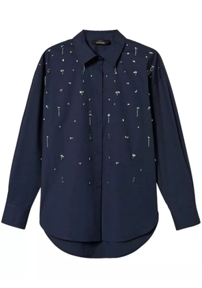 TWINSET hand-embroidered shirt - Blue