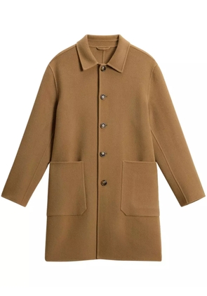 Woolrich single-breasted coat - Brown