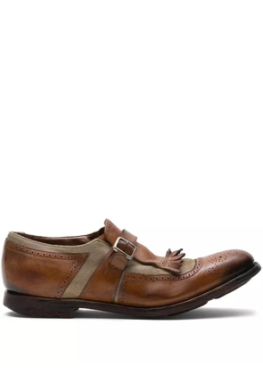 Church's x 150th anniversary Shanghai leather monk shoes - Brown