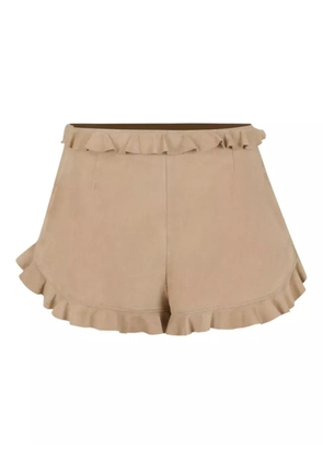 Marni suede shorts - Neutrals