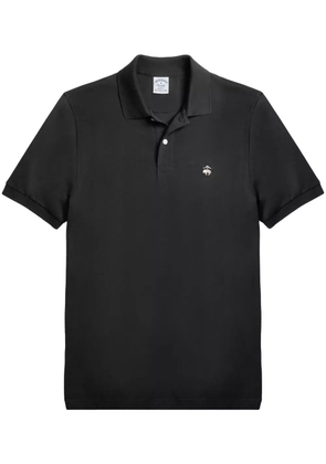 Brooks Brothers logo-embroidered polo shirt - Black