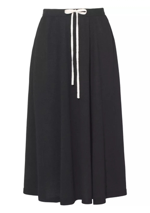Cashmere In Love Bloom midi skirt - Black