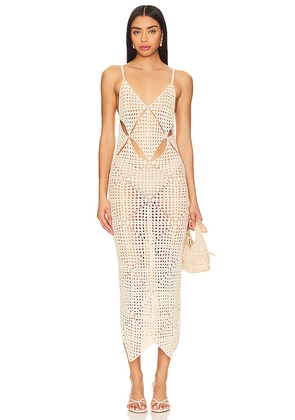 LPA Odella Crochet Dress in Neutral. Size M. Also in L.