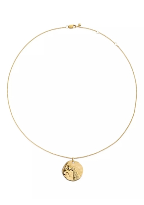 Monica Vinader GP Zodiac Aquarius necklace - Gold