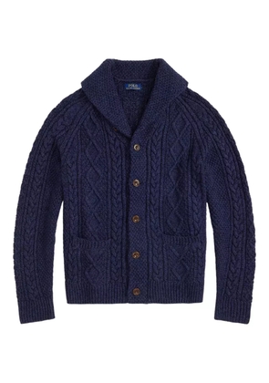 Polo Ralph Lauren cable-knit shawl-collar cardigan - Blue