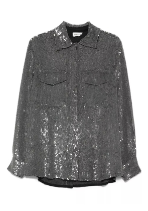 P.A.R.O.S.H. sequin-embellished shirt - Grey