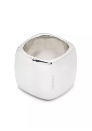 CHANEL Pre-Owned 2000 square ring - Silver