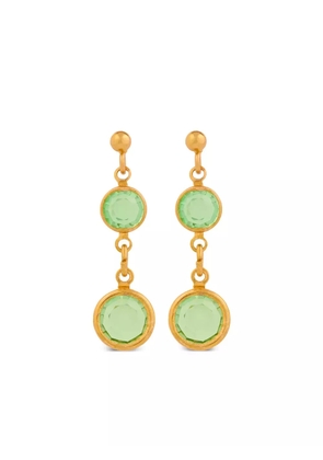 Susan Caplan Vintage 1990 Rediscovered drop earrings - Gold