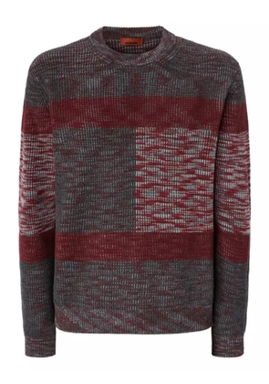 Missoni block-pattern ribbed sweater - Grey