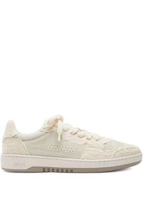 Axel Arigato Dice Lo woven suede sneakers - Neutrals