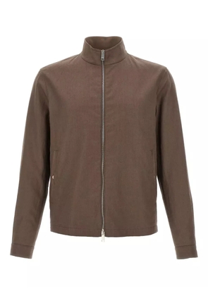 Zegna linen Oasis jacket - Brown