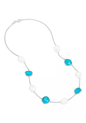 DOWER AND HALL gemstone-embellished necklace - Silver