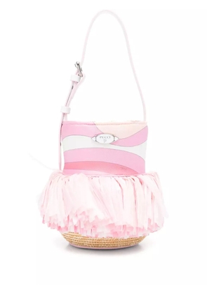 PUCCI silk bucket bag - Pink