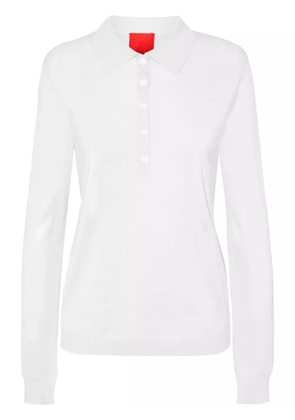 Cashmere In Love lightweight cashmere polo shirt - White