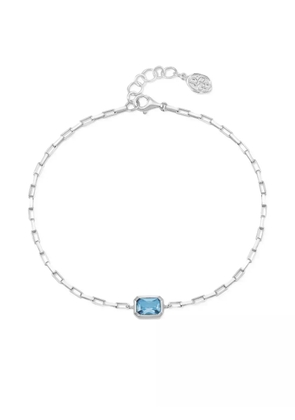 DOWER AND HALL Octagon Humbug Paperclip bracelet - Silver