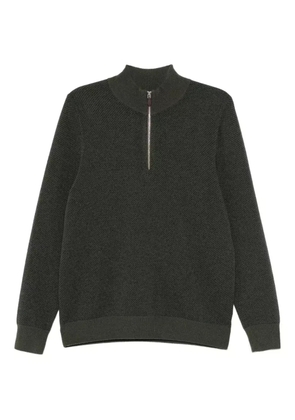 N.Peal temple jacquard sweater - Green