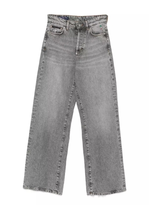 Philipp Plein frayed-hem jeans - Grey