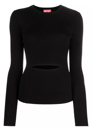Diesel M-Peris cut-out knitted top - Black