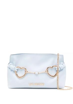 Love Moschino Hearts clutch - Blue