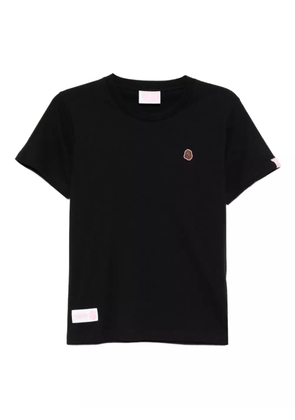 FINGERCROXX embroidered-logo patch T-shirt - Black