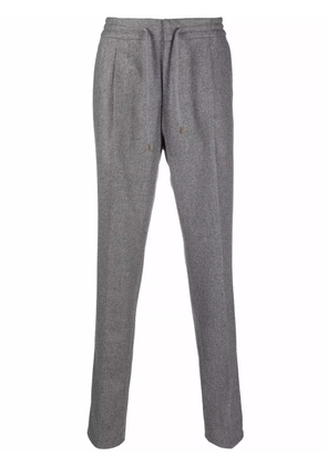 Brunello Cucinelli pleated drawstring trousers - Grey