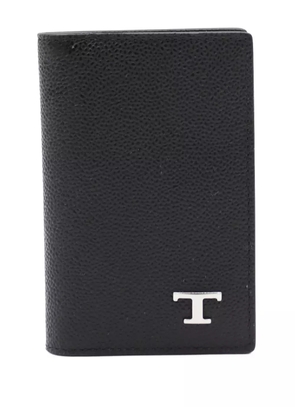 Tod's logo leather cardholder - Black