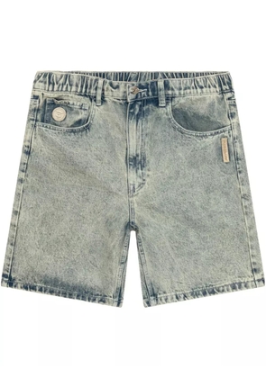 AAPE BY *A BATHING APE® logo-patch shorts - Blue