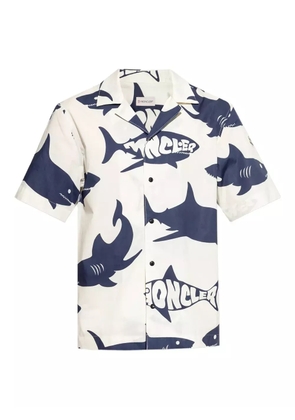 Moncler shark-print shirt - Blue