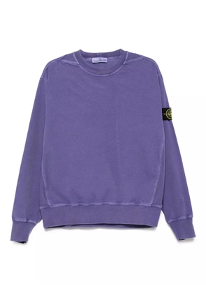 Stone Island Compass-motif sweatshirt - Purple