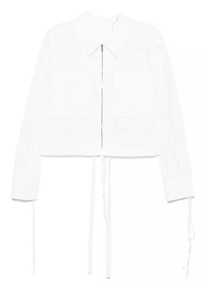 midorikawa fringe detailing blouse - White