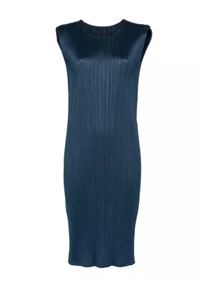 Pleats Please Issey Miyake Monthly Colors: April midi dress - Blue