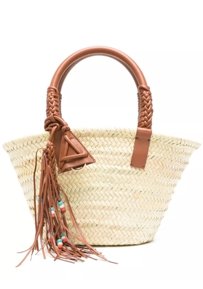 Alanui small Icon Palm Leaf tote bag - Neutrals