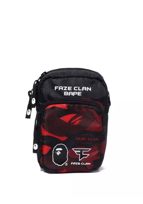 A BATHING APE® camo gadget pouch - Black