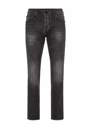 Philipp Plein star-patch jeans - Grey