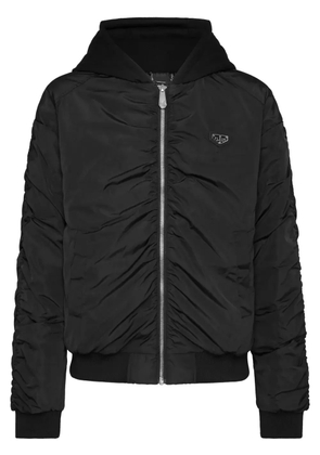 Philipp Plein padded bomber jacket - Black